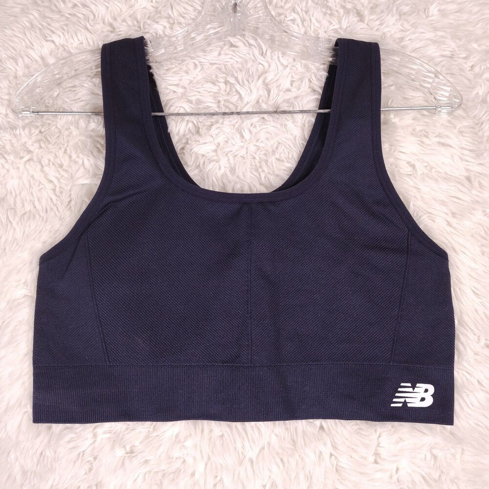 New Balance Dark Blue Wireless Sports Bra Size XL